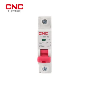 CNC YCB6H 63 1P Miniature Circuit Breaker, 6A, 4.5kA, Reliable Overload & Short Circuit Protection5  Electric Market Pakistan