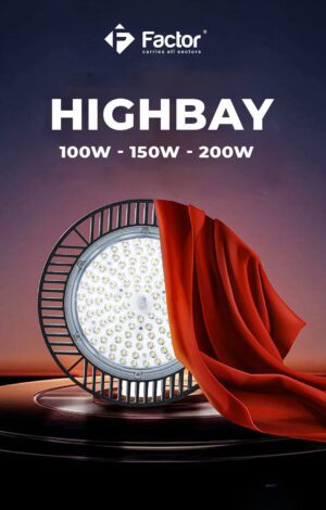 Factor® Highbay LED Downlight – 100W | 6500K Cool White | Energy Saving Industrial Light for Factories, Warehouses & Showrooms  Electric Market Pakistan
