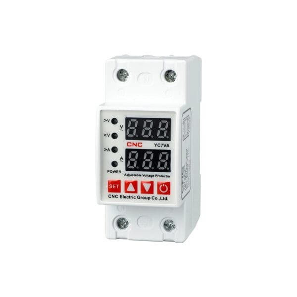 CNC YC7 VA 2P Voltage & Current Protection Relay – 40A : 63A | Digital Display | Overvoltage, Undervoltage, Overload Protection 6  Electric Market Pakistan