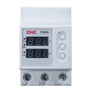 CNC YC9 VA 2P 63A Voltage and Current Protection Relay with Digital Display 1  Electric Market Pakistan