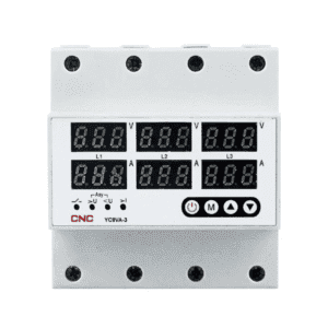 CNC YC9 VA 3 4P 63A 3 Phase Voltage and Current Protection Relay with Digital Display 1  Electric Market Pakistan