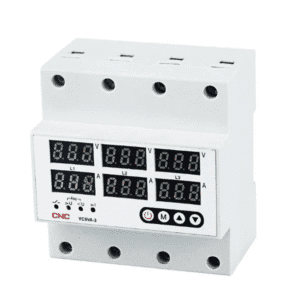 CNC YC9 VA 3 4P 63A 3 Phase Voltage and Current Protection Relay with Digital Display 2  Electric Market Pakistan