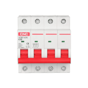 CNC YCB7H 63 4P AC MCB – Miniature Circuit Breaker 6kA (20A, 32A, 40A, 63A) | 4 Pole | Overload & Short Circuit Protection 1  Electric Market Pakistan