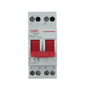 CNC YCBZ 63 2P Changeover Breaker 40A : 63A – Dual Pole DIN Rail | Type B:C:D | Overload & Short Circuit Protection 6  Electric Market Pakistan
