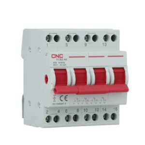 CNC YCBZ 63 4P 63A Changeover Breaker – 4 Pole DIN Rail Switch | Type B:C:D | Overload & Short Circuit Protection 2  Electric Market Pakistan