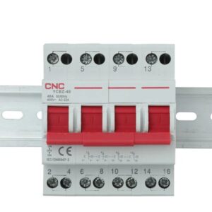 CNC YCBZ 63 4P 63A Changeover Breaker – 4 Pole DIN Rail Switch | Type B:C:D | Overload & Short Circuit Protection 3  Electric Market Pakistan