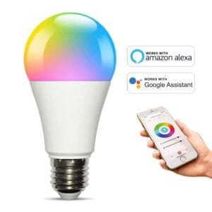 Smart WiFi RGB LED Bulb 13W – Dimmable, App & Voice Control | Tuya, Alexa, Google Home Compatible 2  Electric Market Pakistan