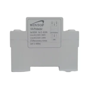63A Adjustable Voltage & Current Protector | Din Rail Over:Under Voltage Protection Device | 220V Surge Guard for Home & Industrial Use 4 Electric Market Pakistan