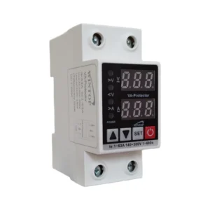63A Adjustable Voltage & Current Protector | Din Rail Over:Under Voltage Protection Device | 220V Surge Guard for Home & Industrial Use 5 Electric Market Pakistan
