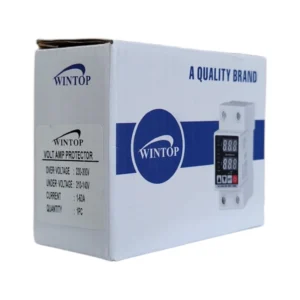 63A Adjustable Voltage & Current Protector | Din Rail Over:Under Voltage Protection Device | 220V Surge Guard for Home & Industrial Use 6 Electric Market Pakistan