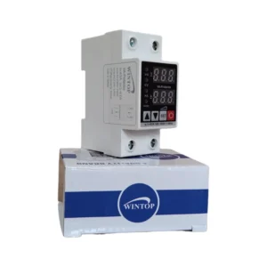 63A Adjustable Voltage & Current Protector | Din Rail Over:Under Voltage Protection Device | 220V Surge Guard for Home & Industrial Use 9 Electric Market Pakistan