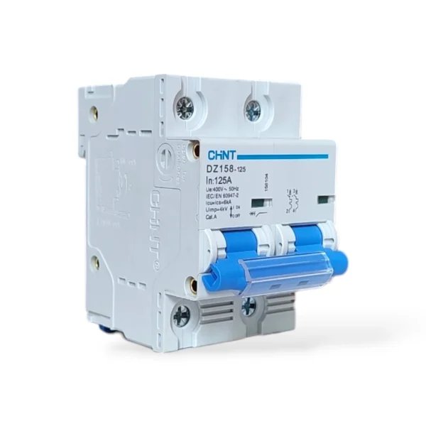 CHINT DC 125A Double Pole DZ158 125 Miniature Circuit Breaker – MCB for Solar & Industrial Use 12 CHINT DC 125A Double Pole DZ158-125 Miniature Circuit Breaker – MCB for Solar & Industrial Use Electric Market Pakistan Circuit Breakers CHINT