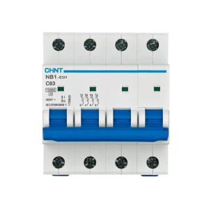 Chint NB1 63H 4 Pole MCB | 1000V DC | 6kA Miniature Circuit Breaker 2  Electric Market Pakistan