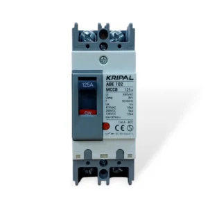 Kripal ABE 102 MCCB 125A 2 Pole 690V Molded Case Circuit Breaker 2 Electric Market Pakistan