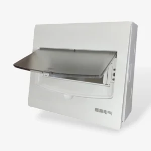 10-Way Distribution Panel Box - Surface & Flush Mount, with Transparent Cover-1