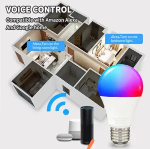 13W Smart WiFi RGB LED Bulb E27 Alexa & Google Assistant Tuya Smart App 16 Million Colors - Image 5