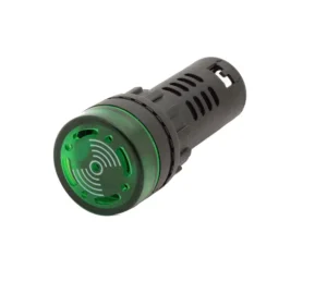 22mm LED Indicator Buzzer Light - 240V AC, 80dB Alarm-1