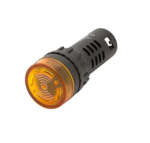 22mm LED Indicator Buzzer Light - 240V AC, 80dB Alarm-1