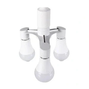 3-in-1 E27 to E27 LED Bulb Socket Splitter Adapter - Lamp Holder-1