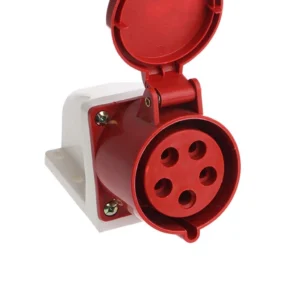 32A Industrial Socket - 5-Pin male female, IP44 Rated, for Polyphase Systems-1