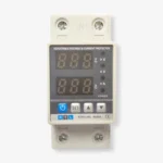 63A Adjustable Voltage & Current Protector Relay - 220V, DIN Rail-4