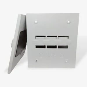 7-Way Distribution Panel Box - Surface & Flush Mount, with Transparent Cover