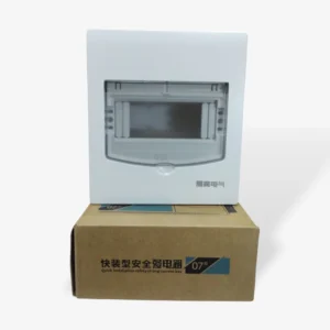 7-Way Distribution Panel Box - Surface & Flush Mount, with Transparent Cover
