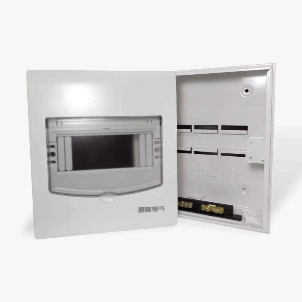 7-Way Distribution Panel Box - Surface & Flush Mount, with Transparent Cover