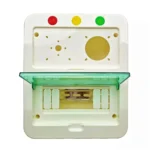 8-Way Circuit Breaker Distribution Box - ABS Plastic, Wall Mount-3