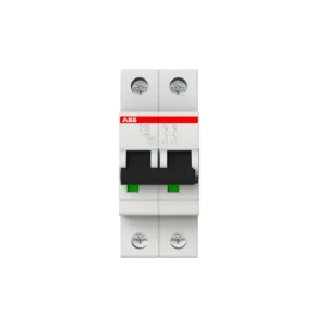 ABB S202 10kA 2 Pole Miniature Circuit Breaker (C Curve)-1