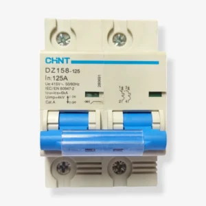 CHINT DZ158-125 125A Double Pole AC Miniature Circuit Breaker - High Current Protection-3