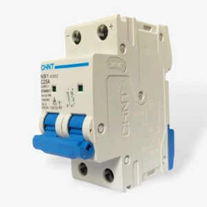 CHINT NB1-63DC 2 Pole DC Miniature Circuit Breaker - 16A to 63A, 6kA