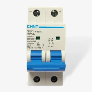 CHINT NB1-63DC 2 Pole DC Miniature Circuit Breaker - 16A to 63A, 6kA