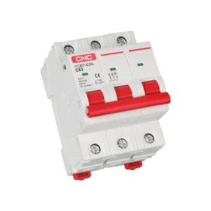 CNC YCB7H-63 3 Pole AC MCB - 6kA Miniature Circuit Breaker (20A–63A)1