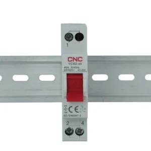 CNC YCBZ-63 1 Pole Changeover Breaker - 40A:63A, DIN Rail-1