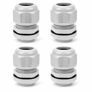 Waterproof PVC Cable Glands – Strain Relief Connectors (PG7 to PG63)