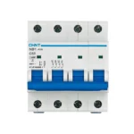 Chint NB1-63H 4 Pole Miniature Circuit Breaker - 1000V DC, 63A-1