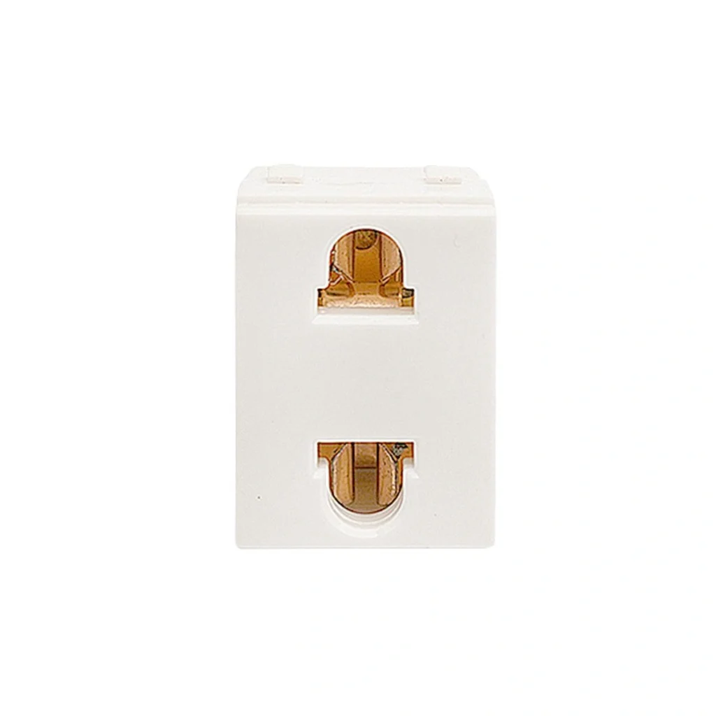 Clopal TypeR Series Socket - 10A, 220-440V, White-1