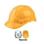 INGCO HSH206 Safety Helmet - Adjustable, Vented, Yellow