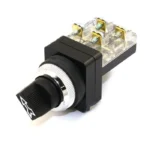 Industrial 30mm Rotary Selector Switch Knob - 2-Position : 3-Position, 6A:500V-1