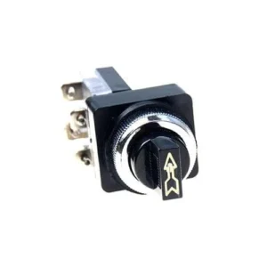 Industrial 30mm Rotary Selector Switch Knob - 2-Position : 3-Position, 6A:500V-1