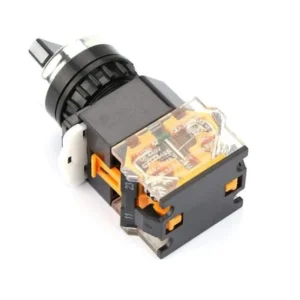 Industrial 30mm Rotary Selector Switch Knob - 2-Position : 3-Position, 6A:500V-1