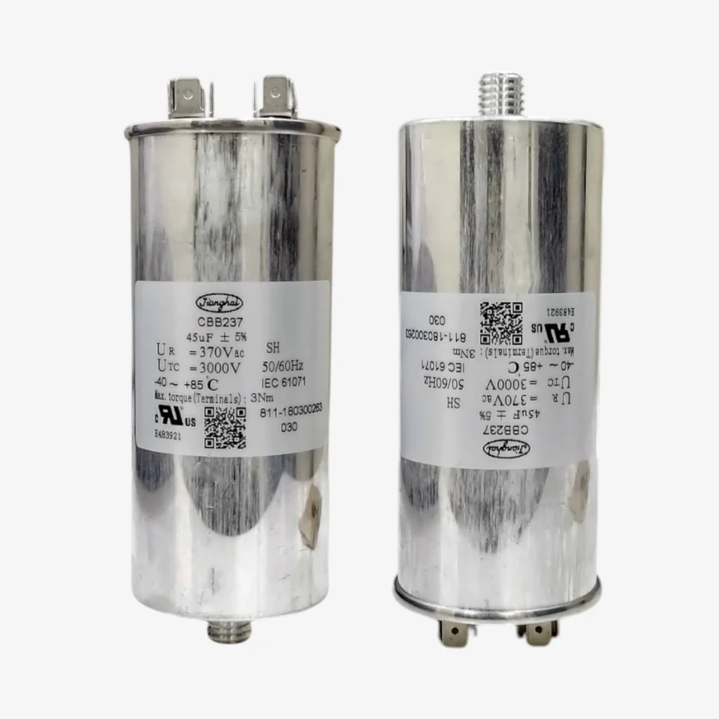 Jianghai 45uF 370V AC Motor Run Capacitor - Durable, High Performance-1