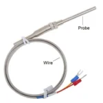 K-type Thermocouple Temperature Sensor Probe - 2_ Stainless Steel, 0-800°C