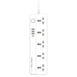 LDNIO SC5415 Power Strip - 5 Outlets, 4 USB Ports (20W PD & 18W QC3.0) - White EU Plug-1