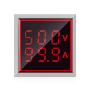 LED Digital Voltmeter & Ammeter - 100A, with Current Transformer (CT)-3