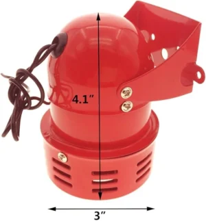 MS-190 Motor Electronic Siren - 120dB, 75mm Bell, Multi-Voltage-3