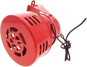 MS-190 Motor Electronic Siren - 120dB, 75mm Bell, Multi-Voltage-3