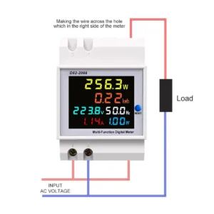 Mora 6-in-1 Multifunction Digital Meter - Volts, Amps, kWh, Power Factor, Power, Frequency-1