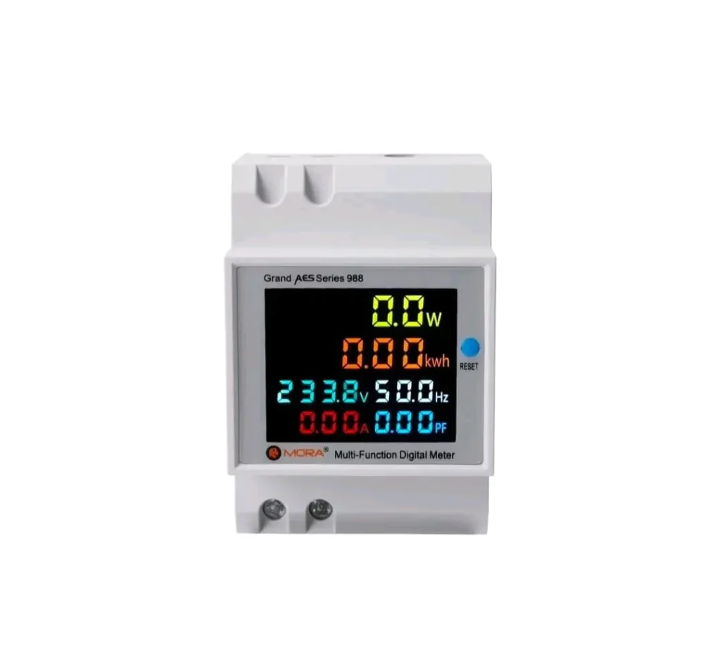 Mora 6-in-1 Multifunction Digital Meter - Volts, Amps, kWh, Power Factor, Power, Frequency-1
